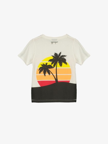 SUNSET FRONT & BACK TEE 2