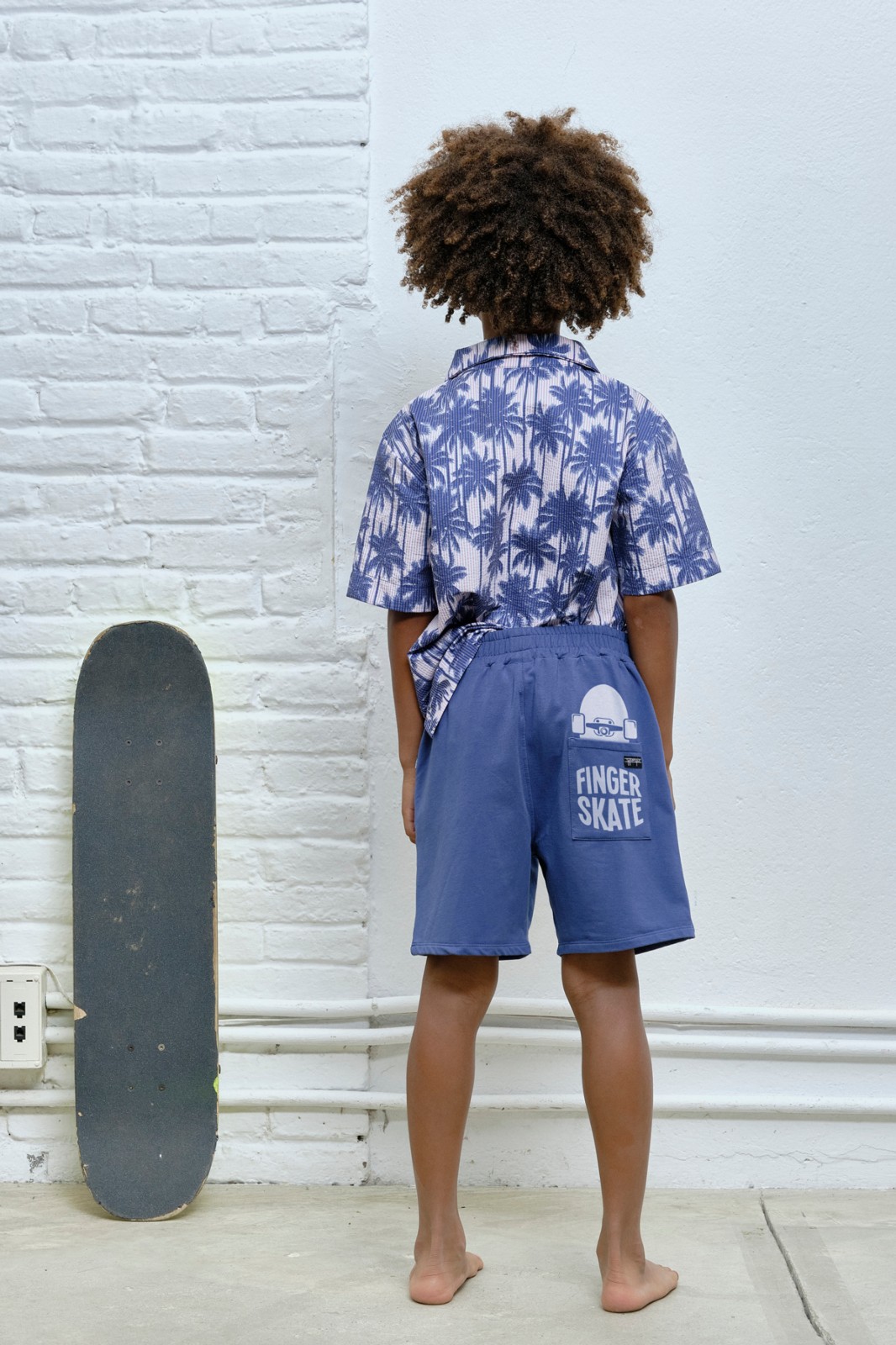 FINGER SKATE SHORTS (navy) 3