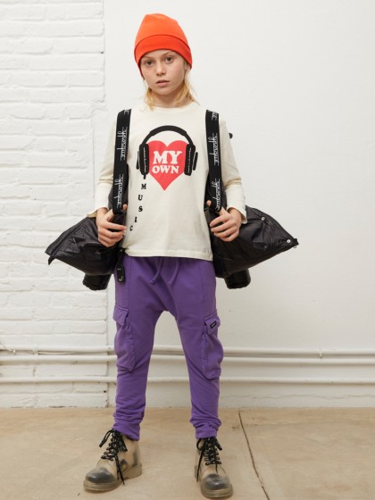 violet cargo pants